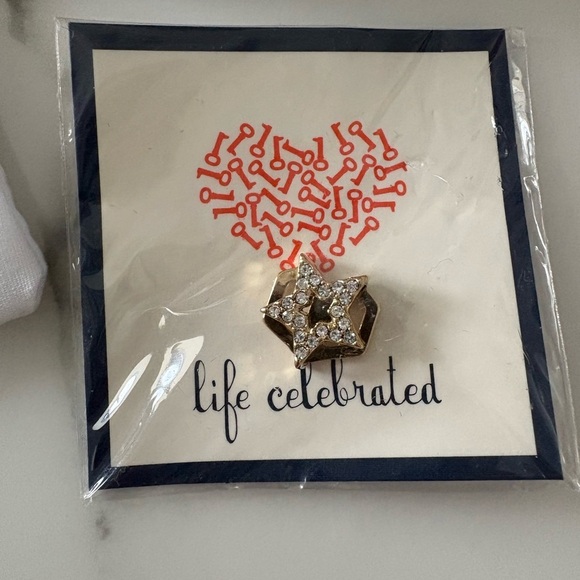 NWT Keep Collective “Star Cutout” Pave Gold Charm - Picture 3 of 4